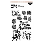 Hero Arts Totally Awesome Clear Stamp Set cm850