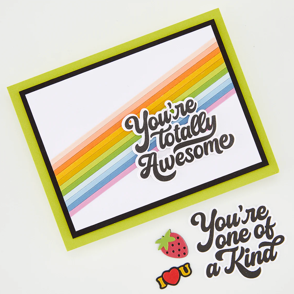 Hero Arts Totally Awesome Clear Stamp Set cm850 awesome