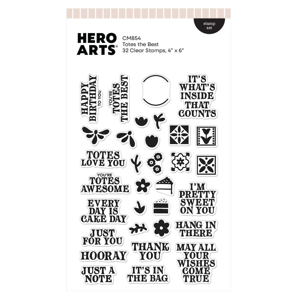 Hero Arts Totes the Best Clear Stamp Set cm854