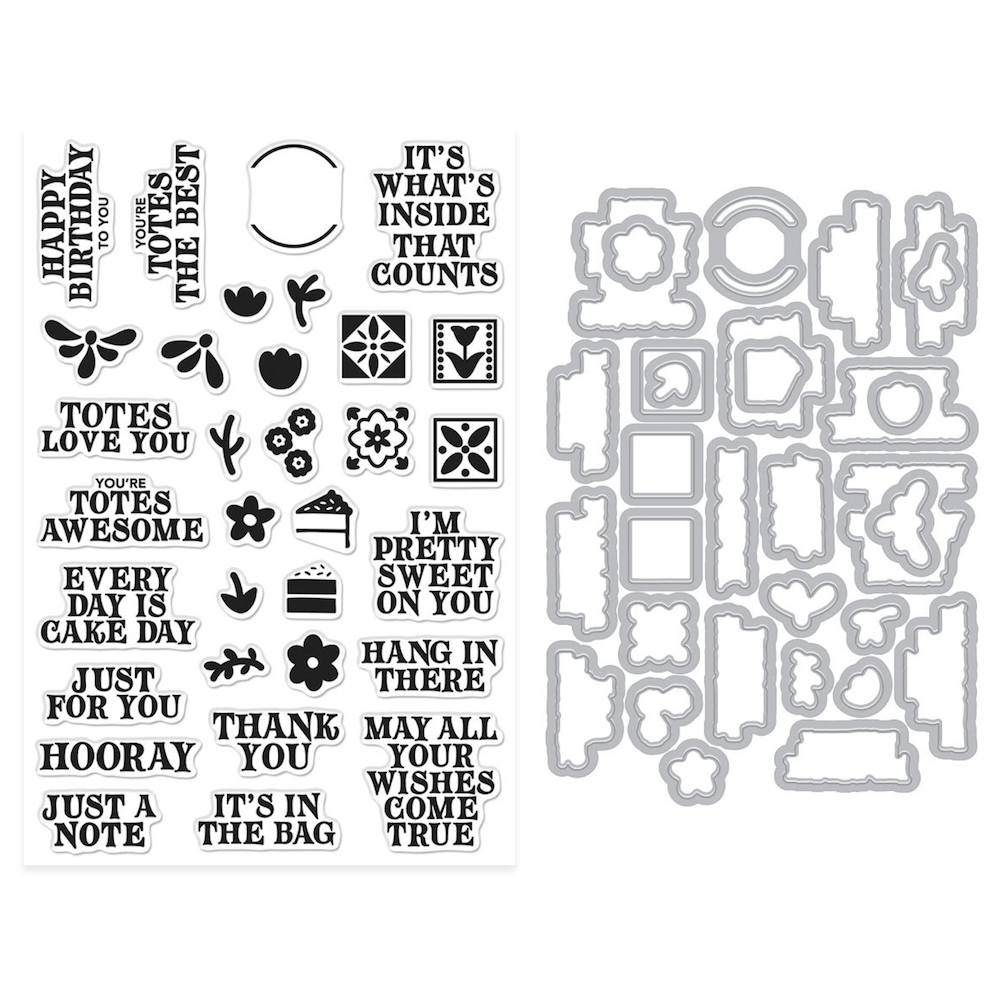 Hero Arts Totes the Best Clear Stamp and Die Set dc354 product