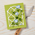 Hero Arts Trellis Window Die Set df237 hello