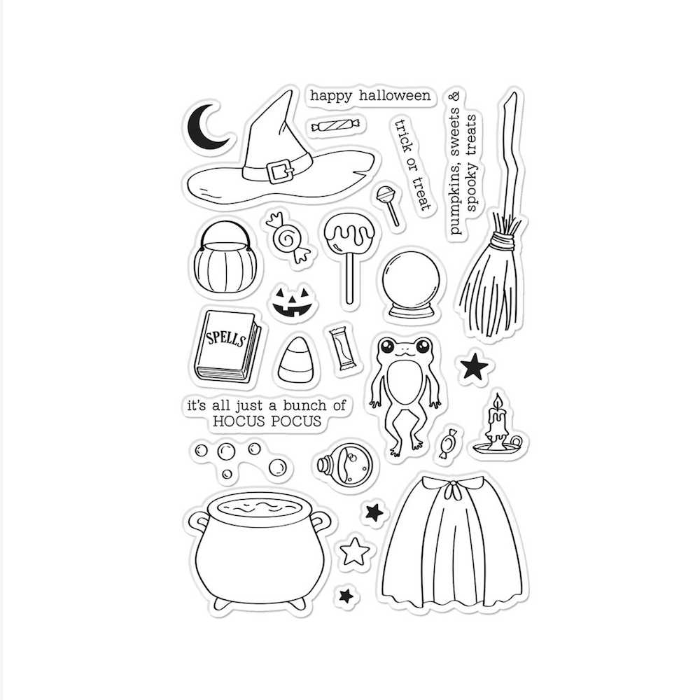 Hero Arts Tricks and Treats Clear Stamp Set cm818 product
