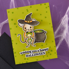Hero Arts Tricks and Treats Clear Stamp and Die Set dc327 frog