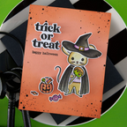 Hero Arts Tricks and Treats Clear Stamp and Die Set dc327 mouse