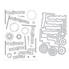 Hero Arts Unbelievably Awesome Banners Stamp and Die Set dc349 product