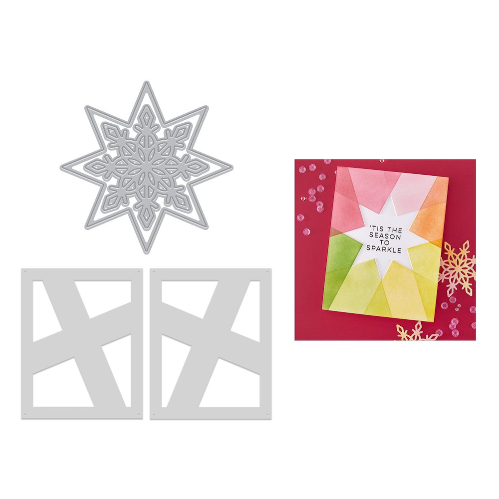Hero Arts Very Merry Star Die and Stencil Set wb1179