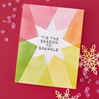 Hero Arts Very Merry Star Die and Stencil Set wb1179 sparkle