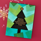 Hero Arts Very Merry Tree Die and Stencil Set wb1180 product
