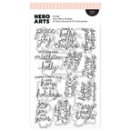 Hero Arts Very Merry Wishes Clear Stamp and Die Set dc362