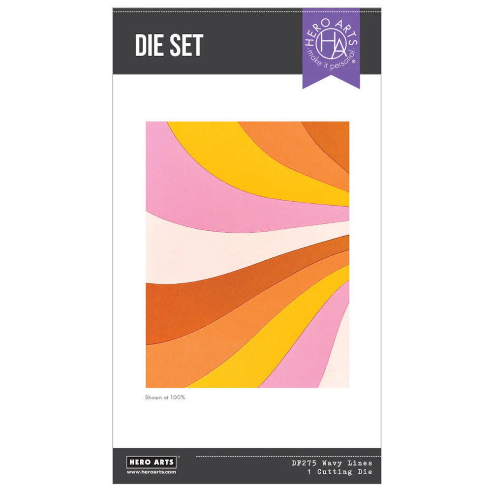 Hero Arts Wavy Lines Die Set df275