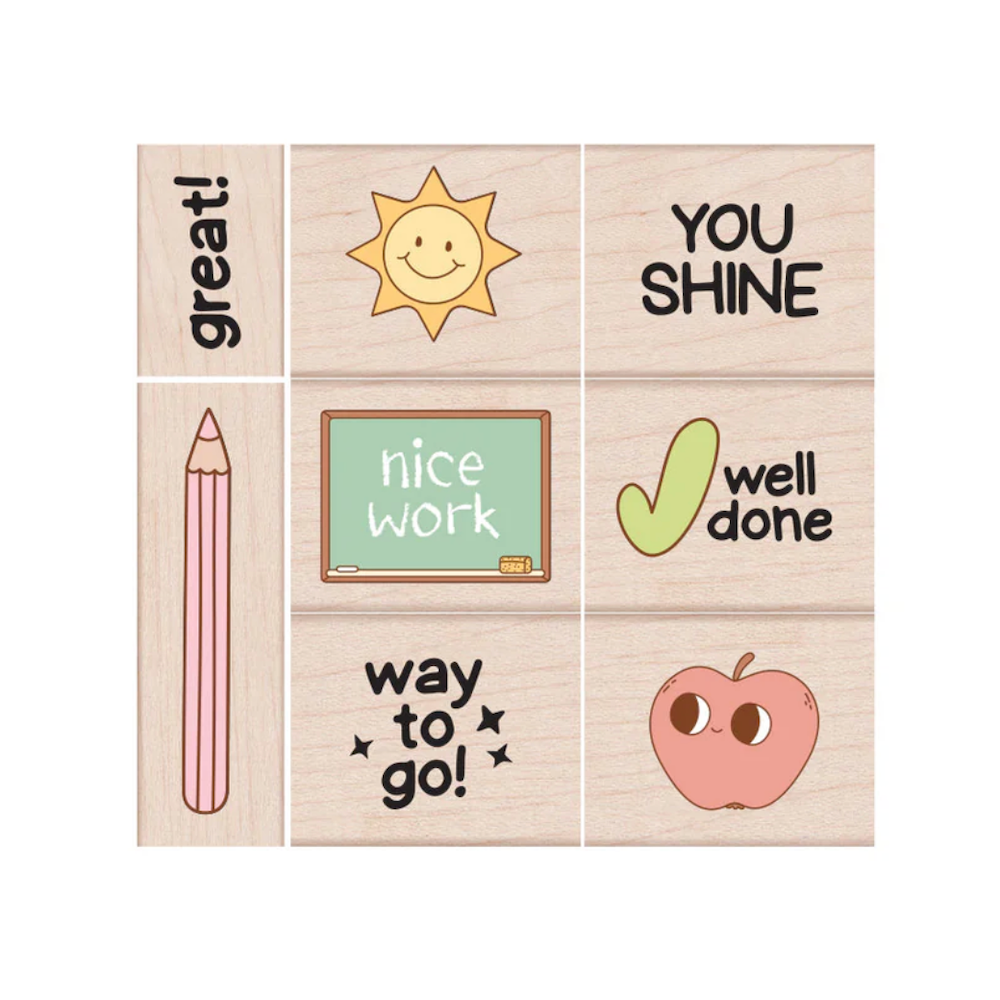 Hero Arts Well Done Woodblock Stamp Set lp519