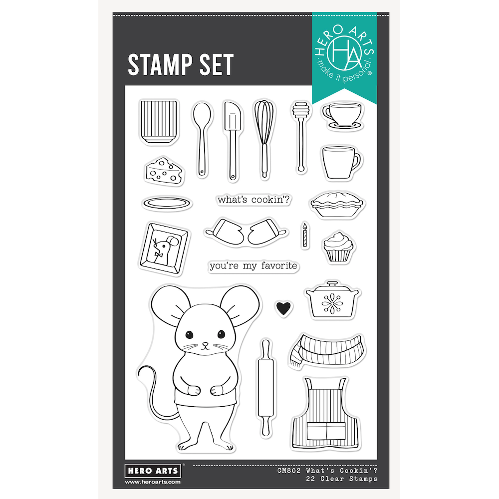 Hero Arts What's Cookin'? Clear Stamp Set cm802