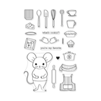 Hero Arts What's Cookin'? Clear Stamp Set cm802 product