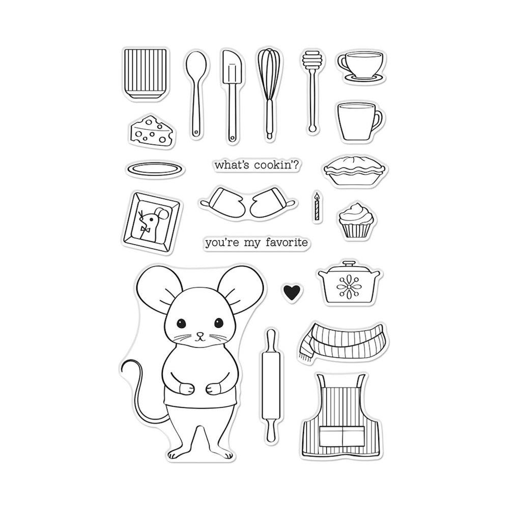 Hero Arts What's Cookin'? Clear Stamp Set cm802 product