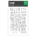 Hero Arts What's Cookin'? Clear Stamp and Die Set dc313