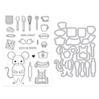 Hero Arts What's Cookin'? Clear Stamp and Die Set dc313 product
