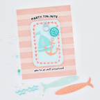 Hero Arts Wide Stripe Bold Print Cling Rubber Stamp cg947 party