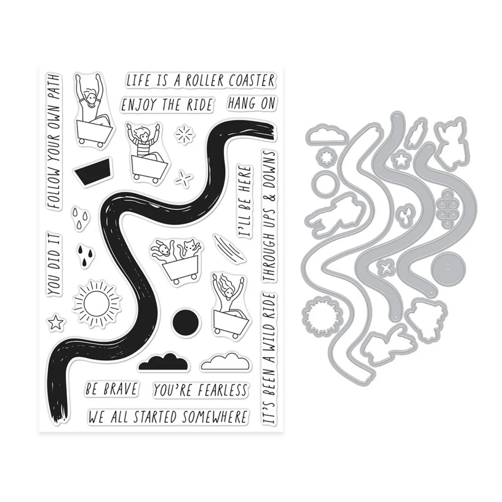Hero Arts Wild Ride Clear Stamp and Die Set dc341 product