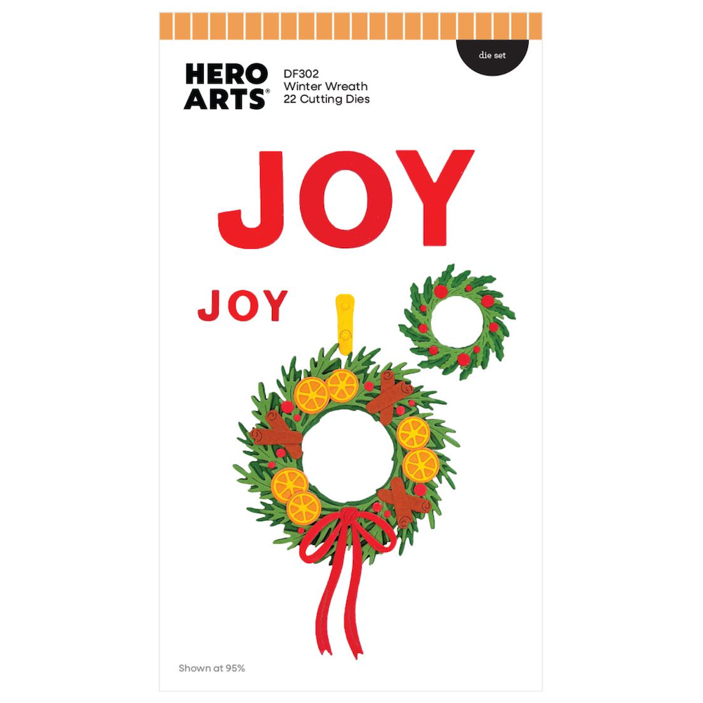 Hero Arts Winter Wreath Die Set df302