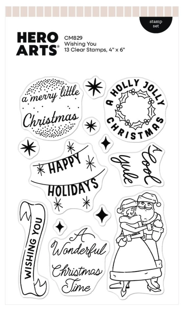 Hero Arts Wishing You Clear Stamp Set cm829