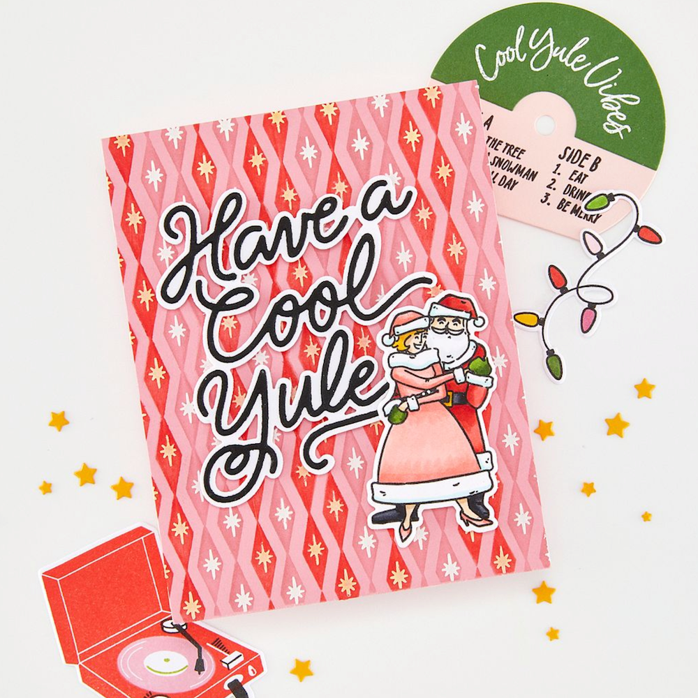 Hero Arts Wishing You Clear Stamp Set cm829 cool yule