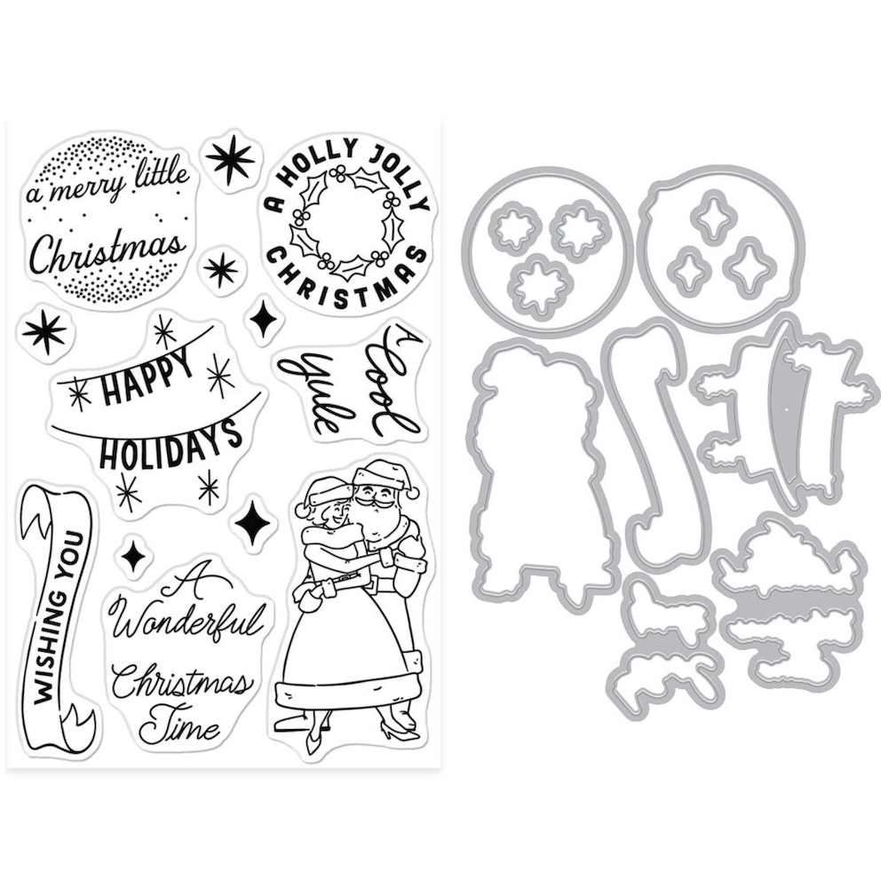 Hero Arts Wishing You Clear Stamp and Die Set dc336 product