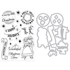 Hero Arts Wishing You Clear Stamp and Die Set dc336 product