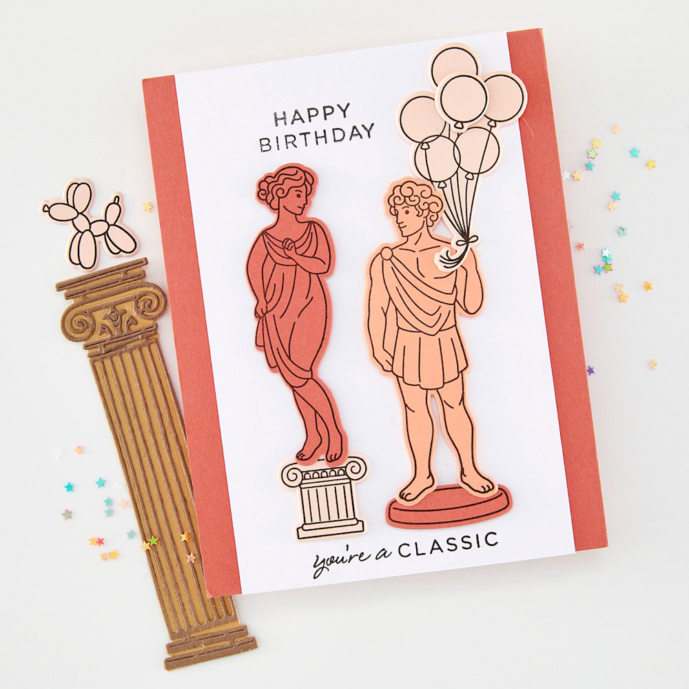 Hero Arts You're A Classic Stamp and Die Set dc347 birthday