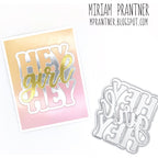 Simon Says Stamp Hey Girl Wafer Dies sssd112824 Dear Friend Hey Girl Card | color-code:ALT04
