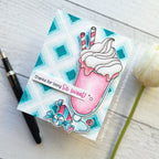 Simon Says Stamp Hey Sweetie Wafer Dies 1060sdc Be Bold Thanks Card