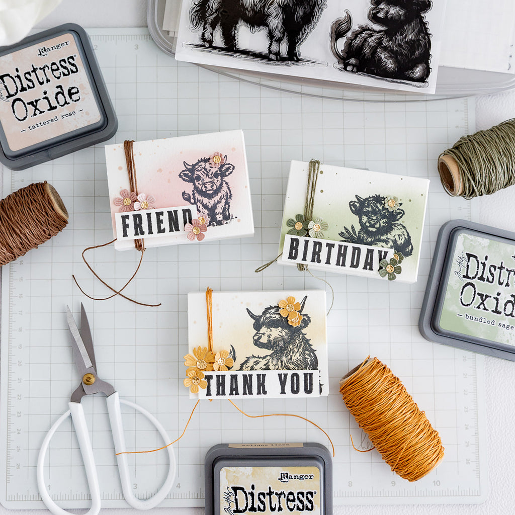 Simon Says Clear Stamps Highland Cows 2267ssc STAMPtember Gift Boxes