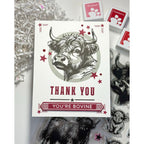 Simon Says Clear Stamps Highland Cows 2267ssc STAMPtember Thank You Card