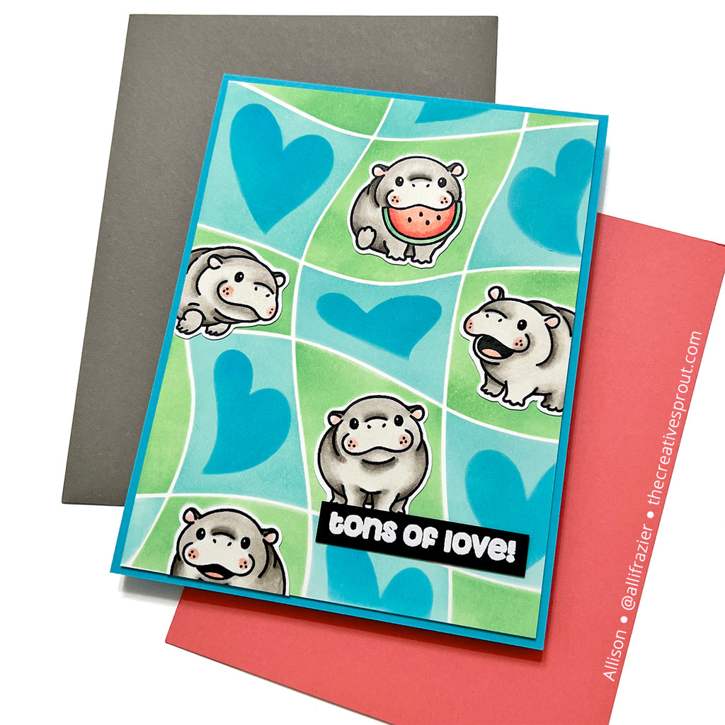 Simon Says Stamp Hip Hip Hooray Wafer Dies 1280sdc Favorite Things Love Card | color-code:ALT04