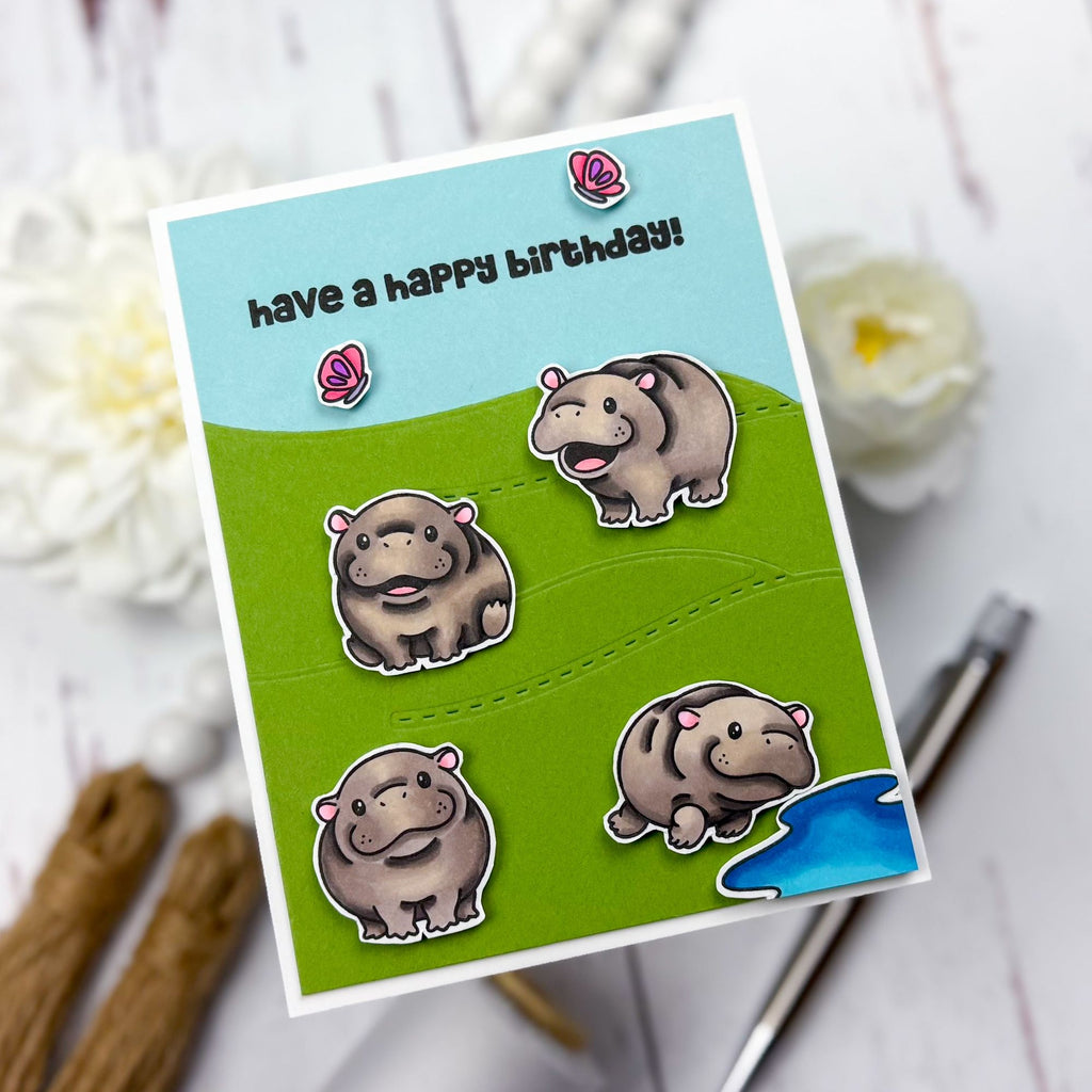 Simon Says Stamp Hip Hip Hooray Wafer Dies 1280sdc Favorite Things Birthday Card