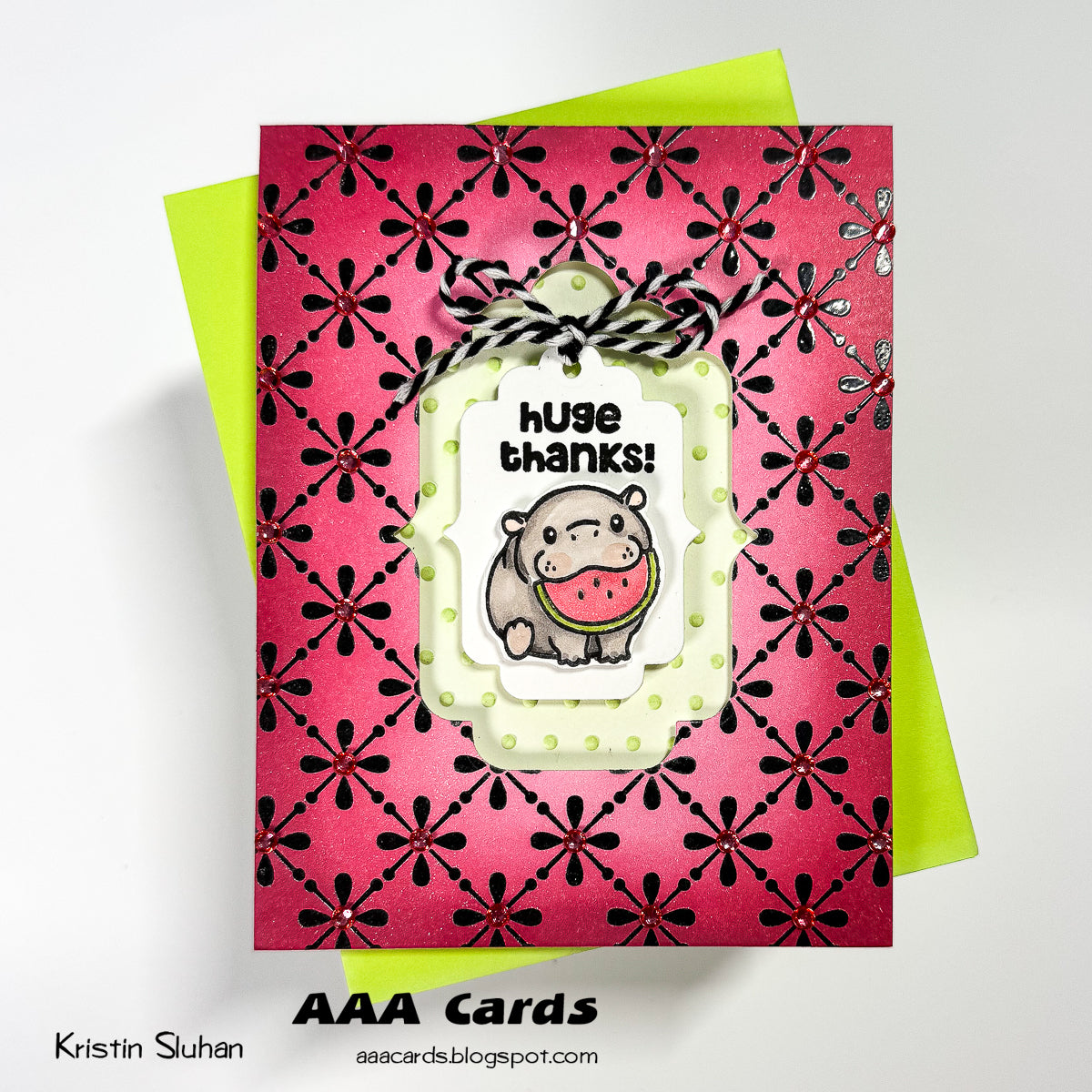 Simon Says Stamp Hip Hip Hooray Wafer Dies 1280sdc Favorite Things Thanks Card
