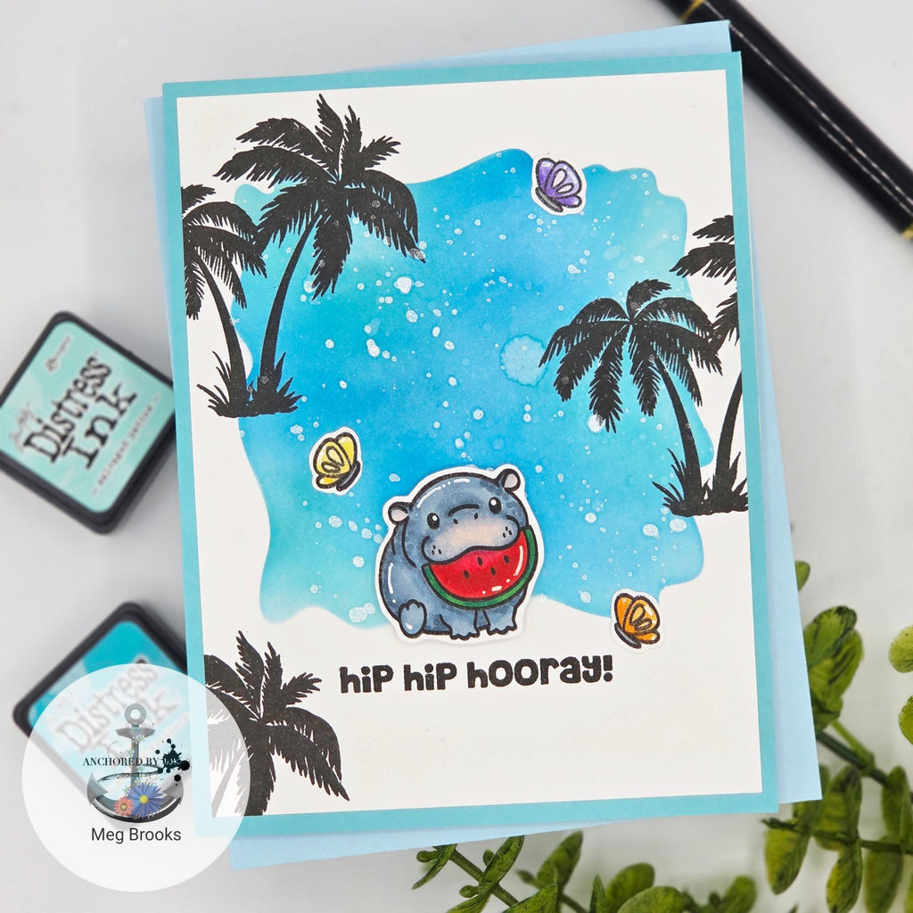 Simon Says Clear Stamps Hip Hip Hooray 3181ssc Favorite Things Birthday Card