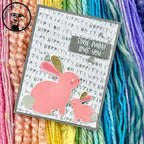 Simon Says Stamp Stencil Hippity Hoppity 1023mt Splendor Easter Card