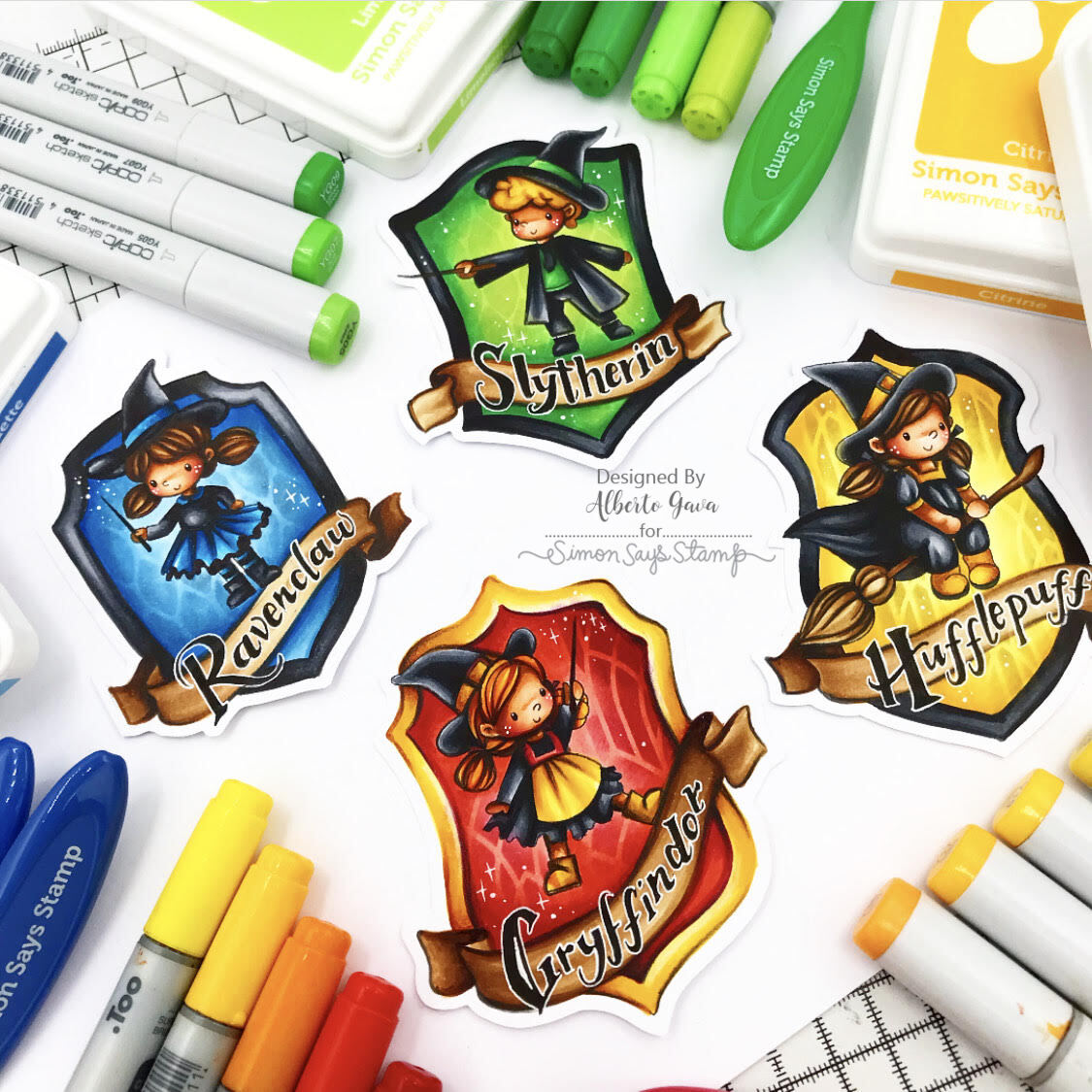 Simon Says Stamps and Dies Hocus Pocus set661hp Stamptember Harry Potter Coloring | color-code:ALT01
