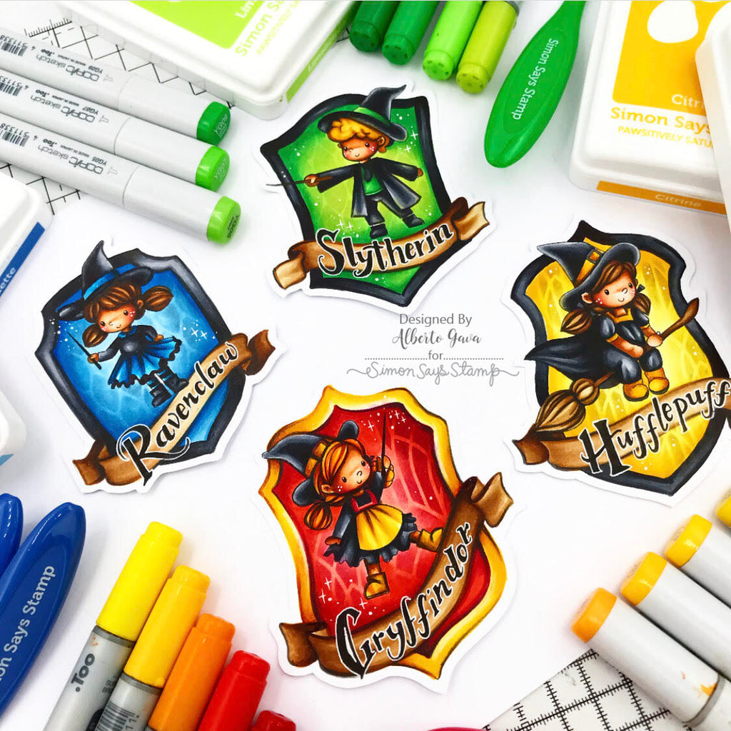 Simon Says Clear Stamps Hocus Pocus sss202722c Stamptember Harry Potter Coloring | color-code:ALT04