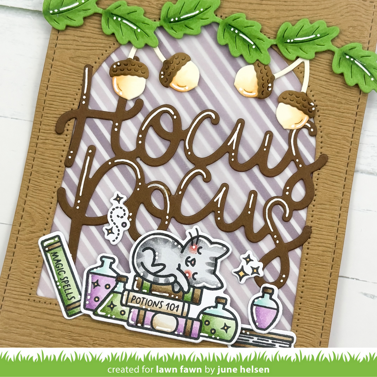 Lawn Fawn Hocus Purr-cus! Add-On Stamps and Dies