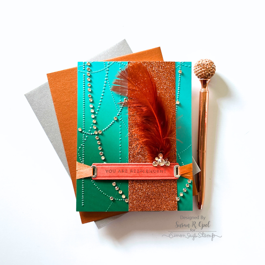 Simon Says Stamp Holes and Reinforcers Wafer Dies 1349sd Sugar and Spice Friend Card