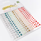 Honey Bee Holiday Wishes Pearl Stickers hbgs-prl13 Detailed Product View Angled Front