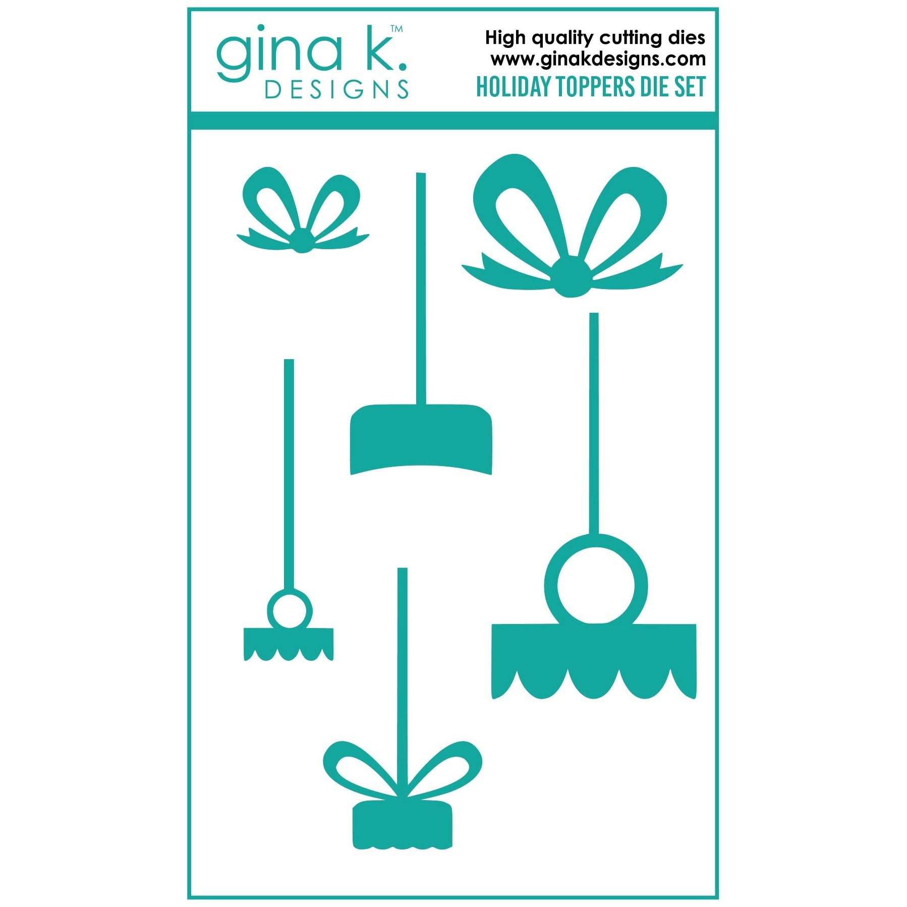 Gina K Designs HOLIDAY TOPPERS Dies die0270