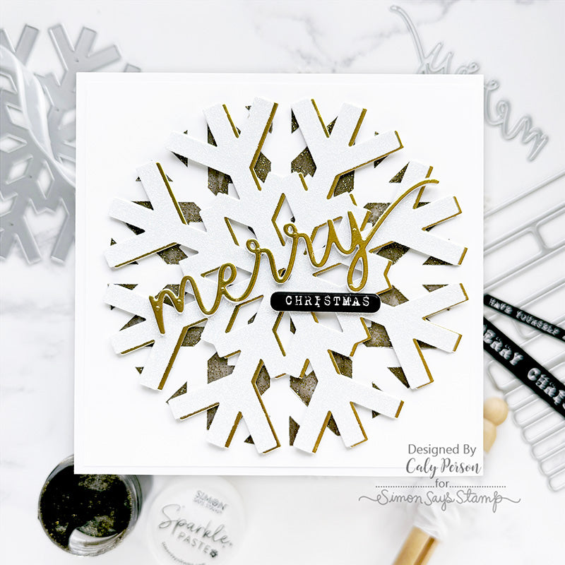 CZ Design Holiday Duo Wafer Dies czd264 Sugar and Spice Merry Card | color-code:ALT09