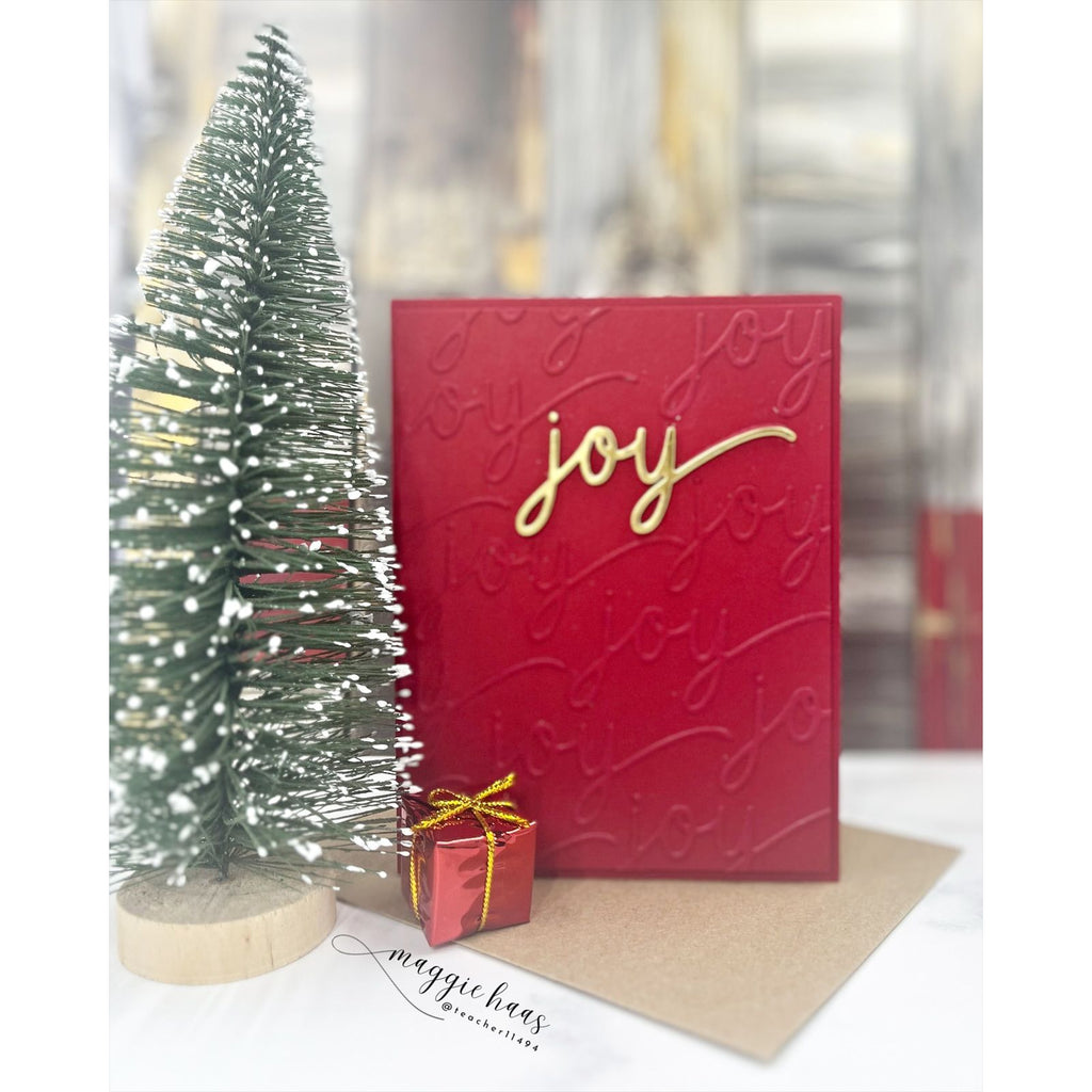 CZ Design Holiday Duo Wafer Dies czd264 Sugar and Spice Joy Card