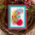 CZ Design Holiday Duo Wafer Dies czd264 Sugar and Spice Joy Card