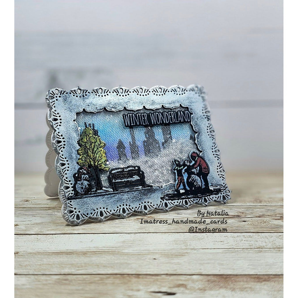 Tim Holtz Cling Rubber Stamps Holiday Sketchbook cms456