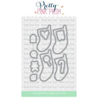 Pretty Pink Posh Holiday Stockings Coordinating Dies