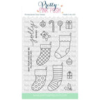 Pretty Pink Posh Holiday Stockings Clear Stamps