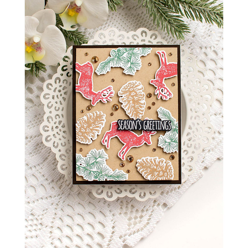 Tim Holtz Cling Rubber Stamps Holiday Things cms441